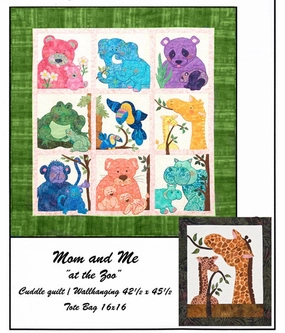 Mom & Me at the Zoo Pattern HBH-104w  - Wholesale Product