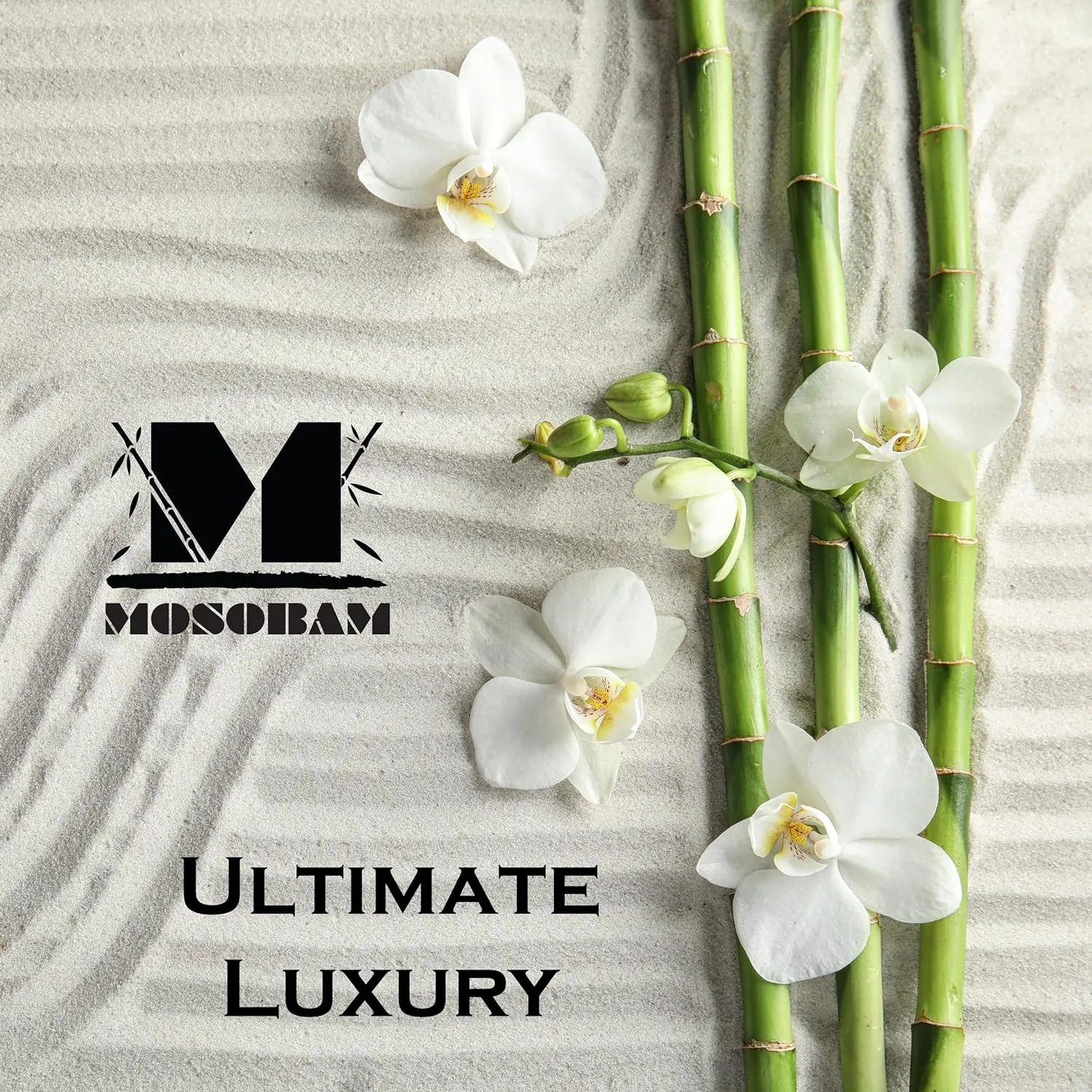 Mosobam Luxury Turkish Set of 4 Bath Towels 30X58 Light Grey (Gray) 700 GSM Bamboo Viscose & Aegean Turkish Combed Cotton