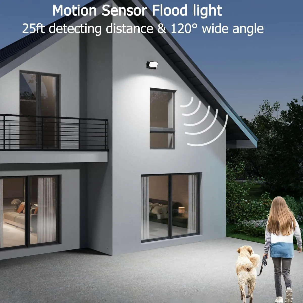 Motion Sensor Outdoor Wall Pack Lights,40W Acrylic LED Porch Lights 360 °Rotation,Waterproof 5000K/4000K/6000K Exterior Flood Wall Sconce Light for Garage