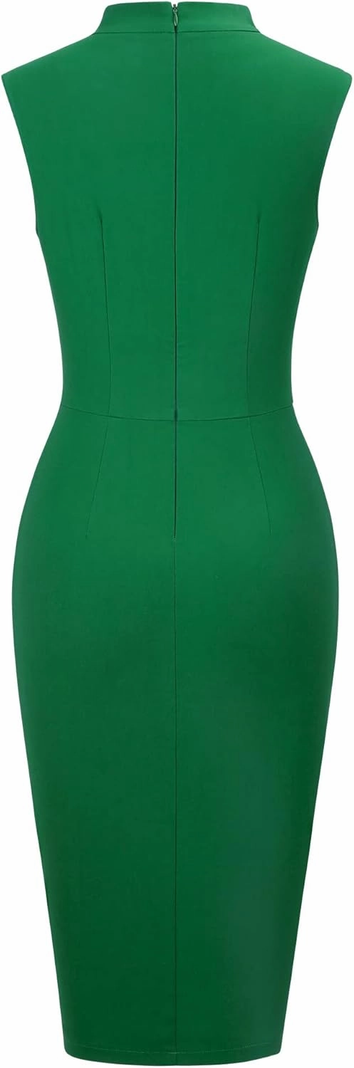 MUXXN Women's Audrey Hepburn Style Cute Little Black Dresses High Waist Bodycon Homecoming Dress