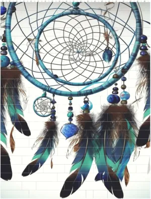 Native American Dream Catcher Building Block Puzzle Personalized Building Bricks for Adults Square Shaped Block Puzzle Building Brick Block Puzzles Valentine's Day Gifts for Home Decor Brick Puzzle