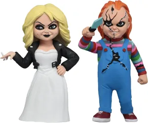 NECA - 2-Pack Toony Terrors Action Figures, Chucky & Tiffany