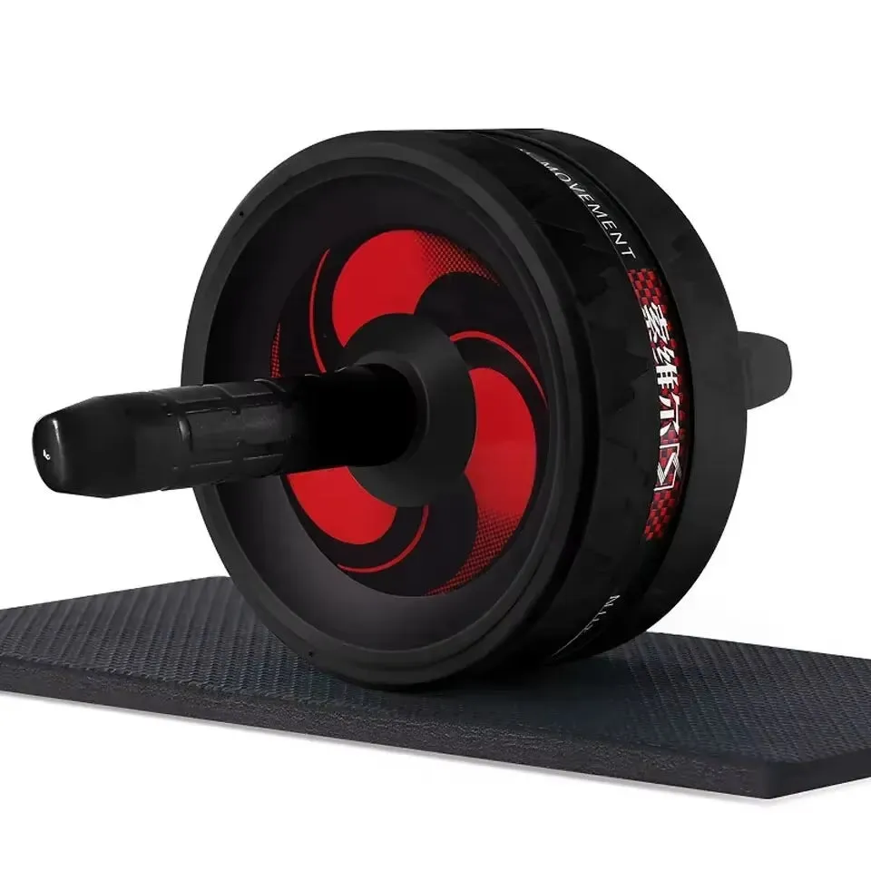 New AB Roller&Jump Rope No Noise Abdominal Wheel AB Roller with Mat for Arm Waist Leg Exercise Gym Fitness Equipment