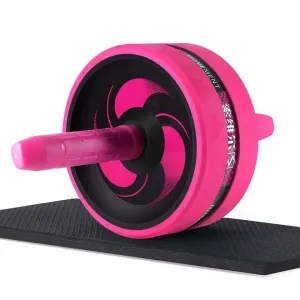 New AB Roller&Jump Rope No Noise Abdominal Wheel AB Roller with Mat for Arm Waist Leg Exercise Gym Fitness Equipment