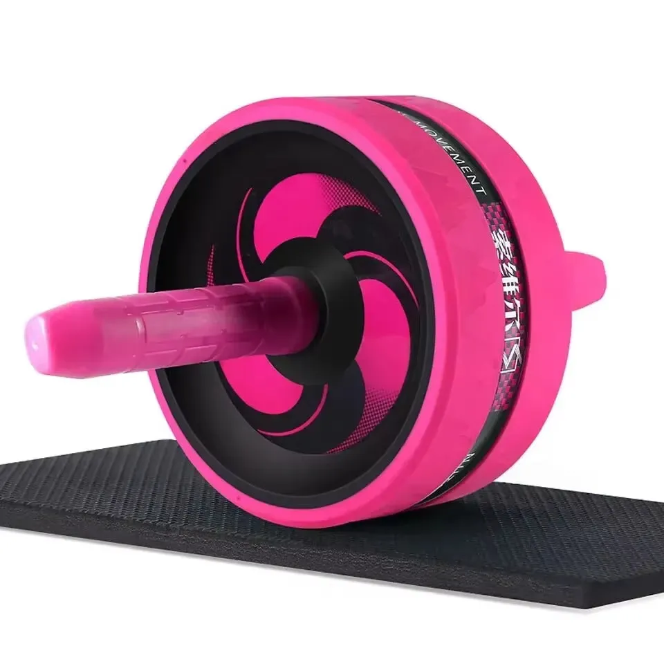 New AB Roller&Jump Rope No Noise Abdominal Wheel AB Roller with Mat for Arm Waist Leg Exercise Gym Fitness Equipment