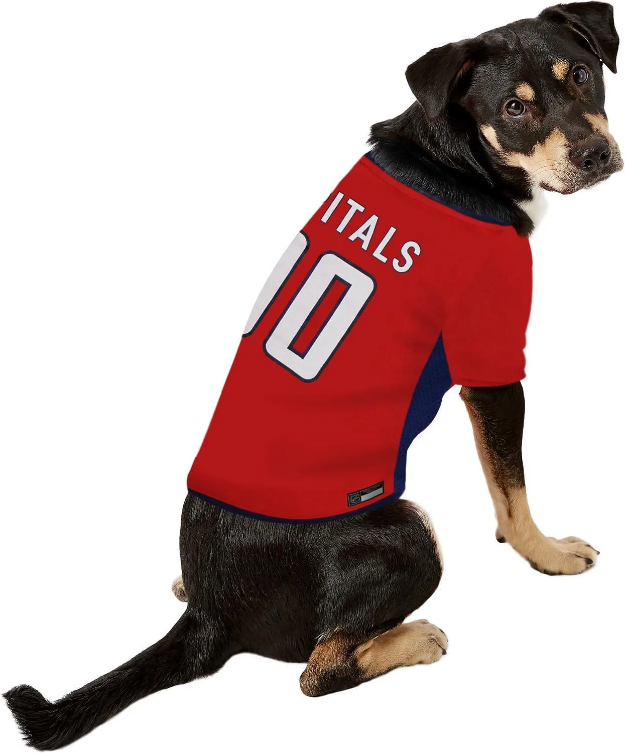 NHL Washington Capitals Jersey for Dogs & Cats, Small. - Let Your Pet Be A Real NHL Fan!