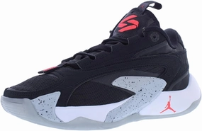 Nike Luka 2 Big Kids' Shoes (DZ3498-006, Black/Wolf Grey/White/Bright Crimson) Size 5