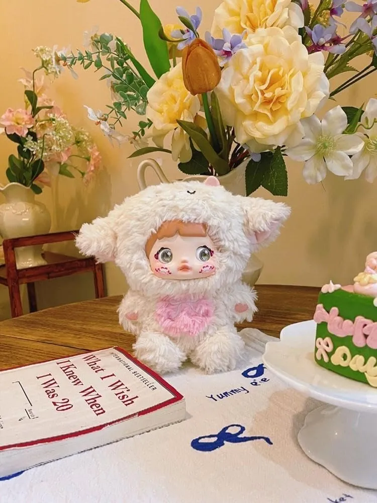 Nommi Blind Box Plush Doll Nommi Loveliness Never Ends Series Kawaii Plushie Toys Figure Doll Cute Xmas Collectible Birthday Gift for Girls (2 Packs)