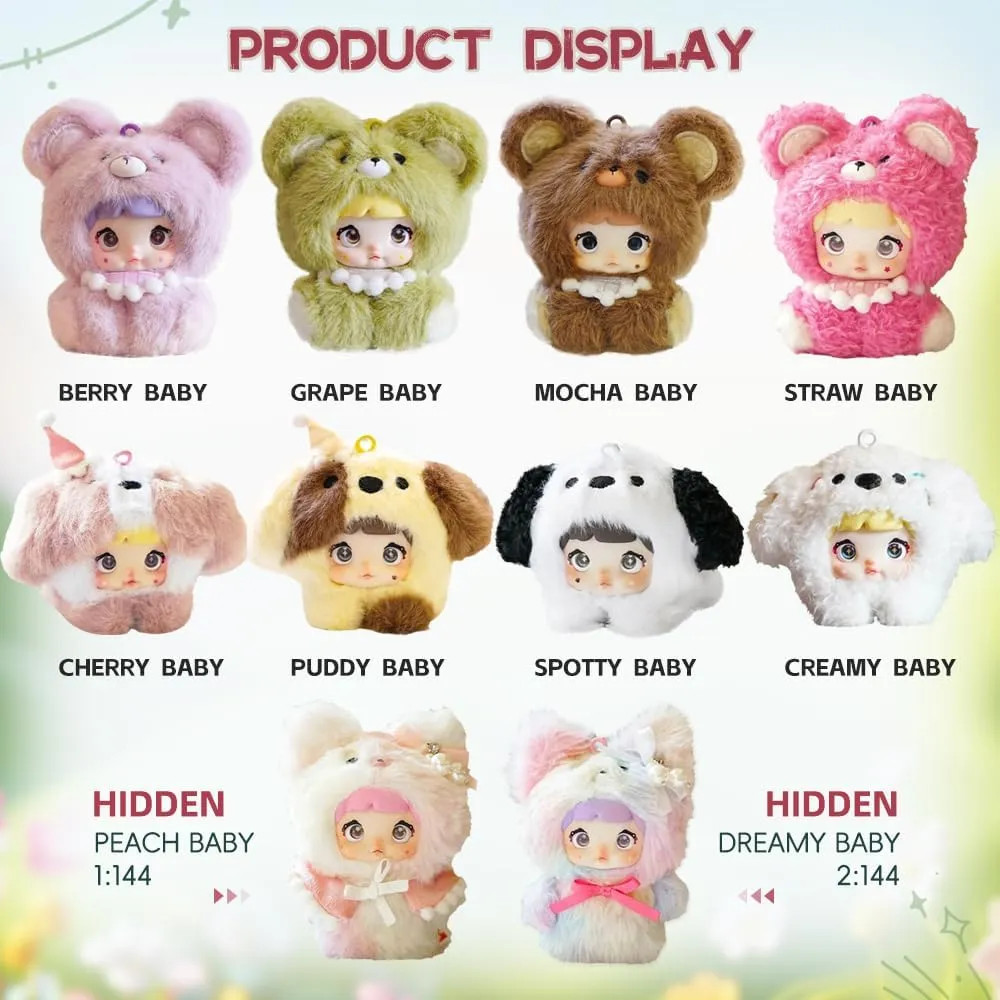 Nommi Mibao Series Cute Vinyl Face Doll Random Design Figures Collectible Toys Home Decorations (Two Boxes)