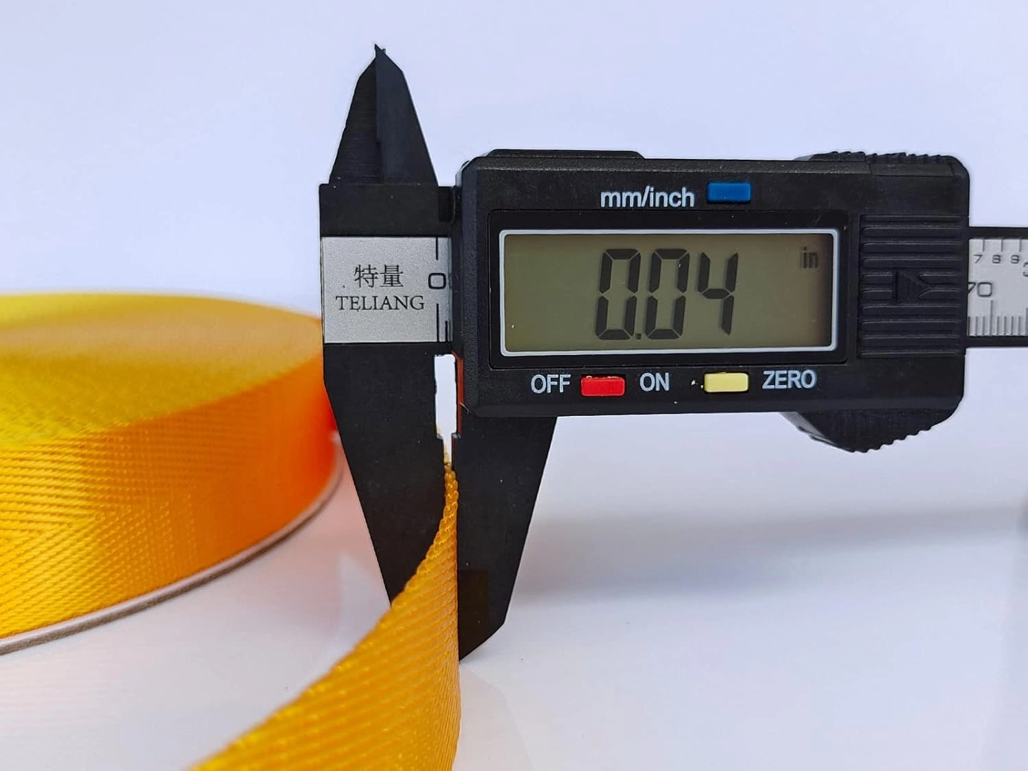 Nylon Webbing 1 Inch 20 Yards Heavyweight Flat Nylon Strap for Backpack,Handle,Luggage,Sling,Pet Leash or Collar,Crafts and DIY (7252017 Golden Yellow, 1 Inch-20 Yards)
