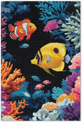 Ocean Tropical Fish Coral Jigsaw Puzzles for Adults 1000 Piece Teenagers Relax Toy Puzzle Game Home Toys for Kids Gift 20860950