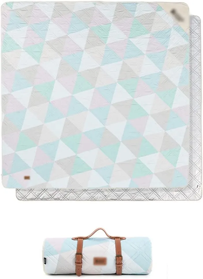 Open-air Food Restaurant kaatsu Spring Heavenly Beer Park Outside Folding 叠ノ营垫(Color: A, Size: 200 * 200 * 0.5cm)