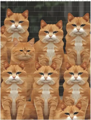 Orange Cats Building Block Puzzle Personalized Building Bricks for Adults Block Puzzle Building DIY Brick Block Puzzles Valentine's Day Gifts for Home Decor Brick Puzzle