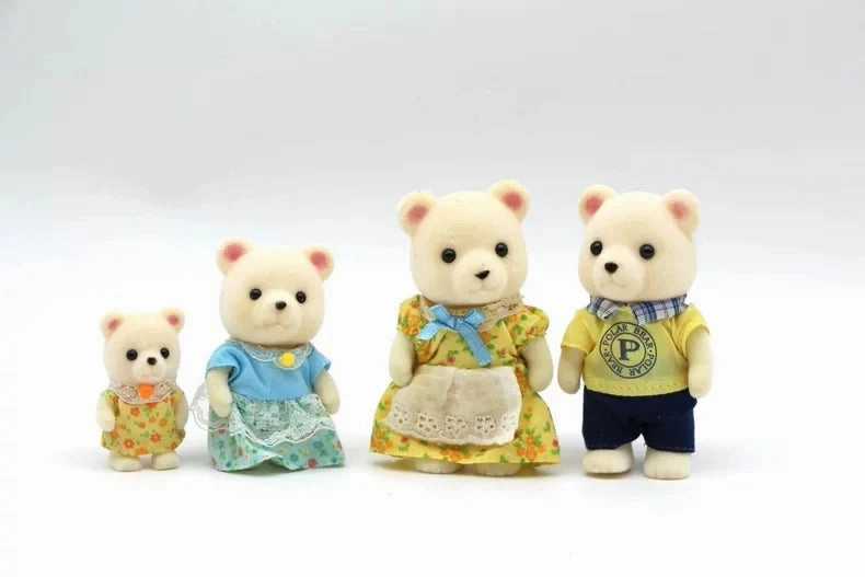 Original Forest Animal Family Dollhouse Figures
