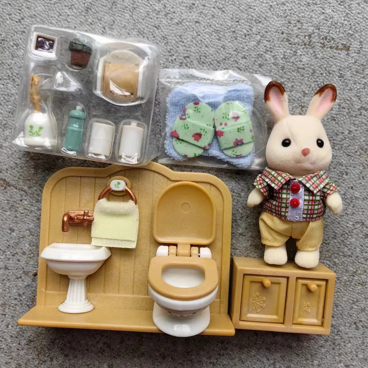 Original Forest Animal Family Dollhouse Figures