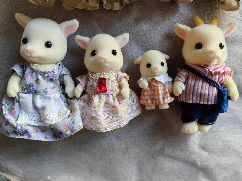 Original Forest Animal Family Dollhouse Figures