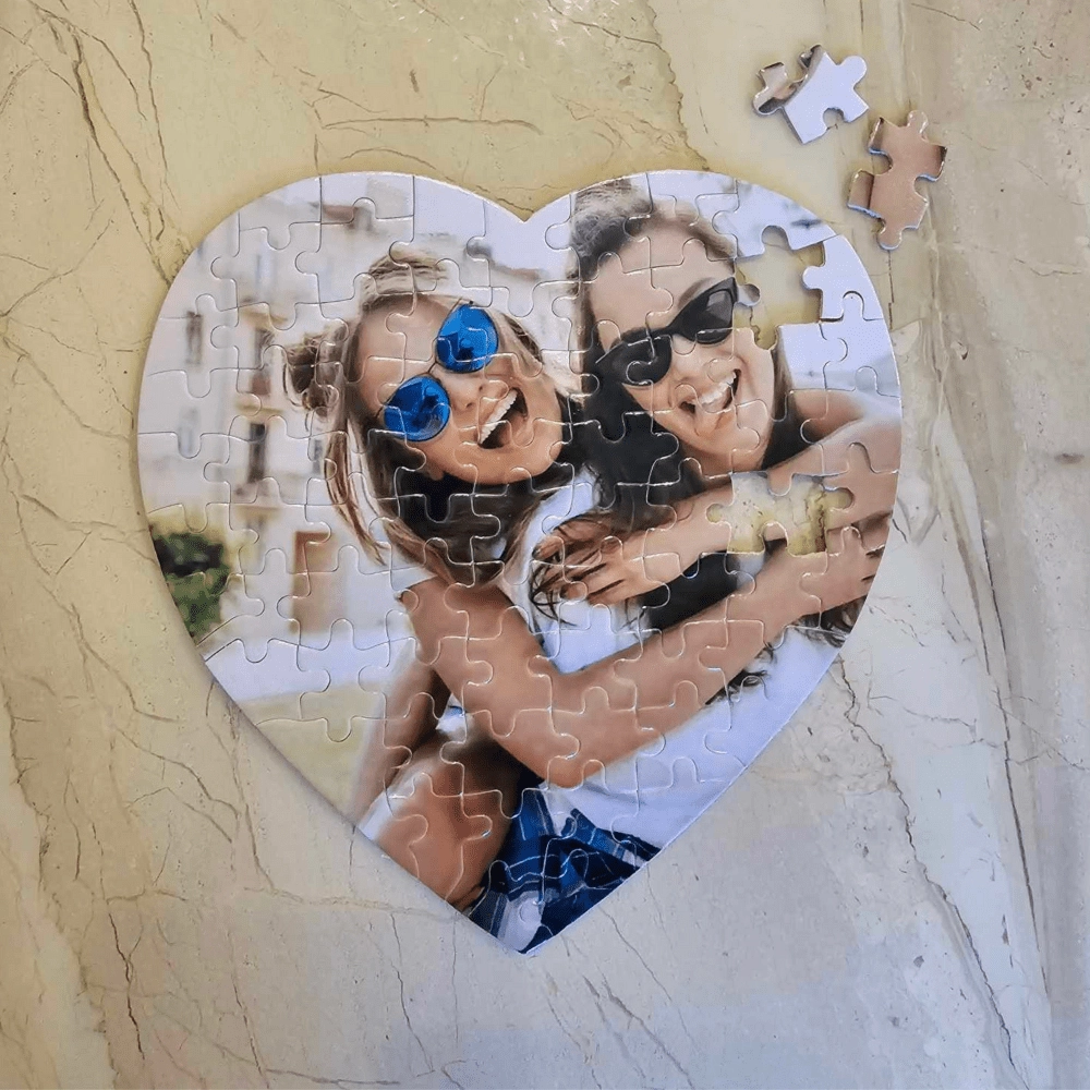 Personalised Heart shaped puzzle