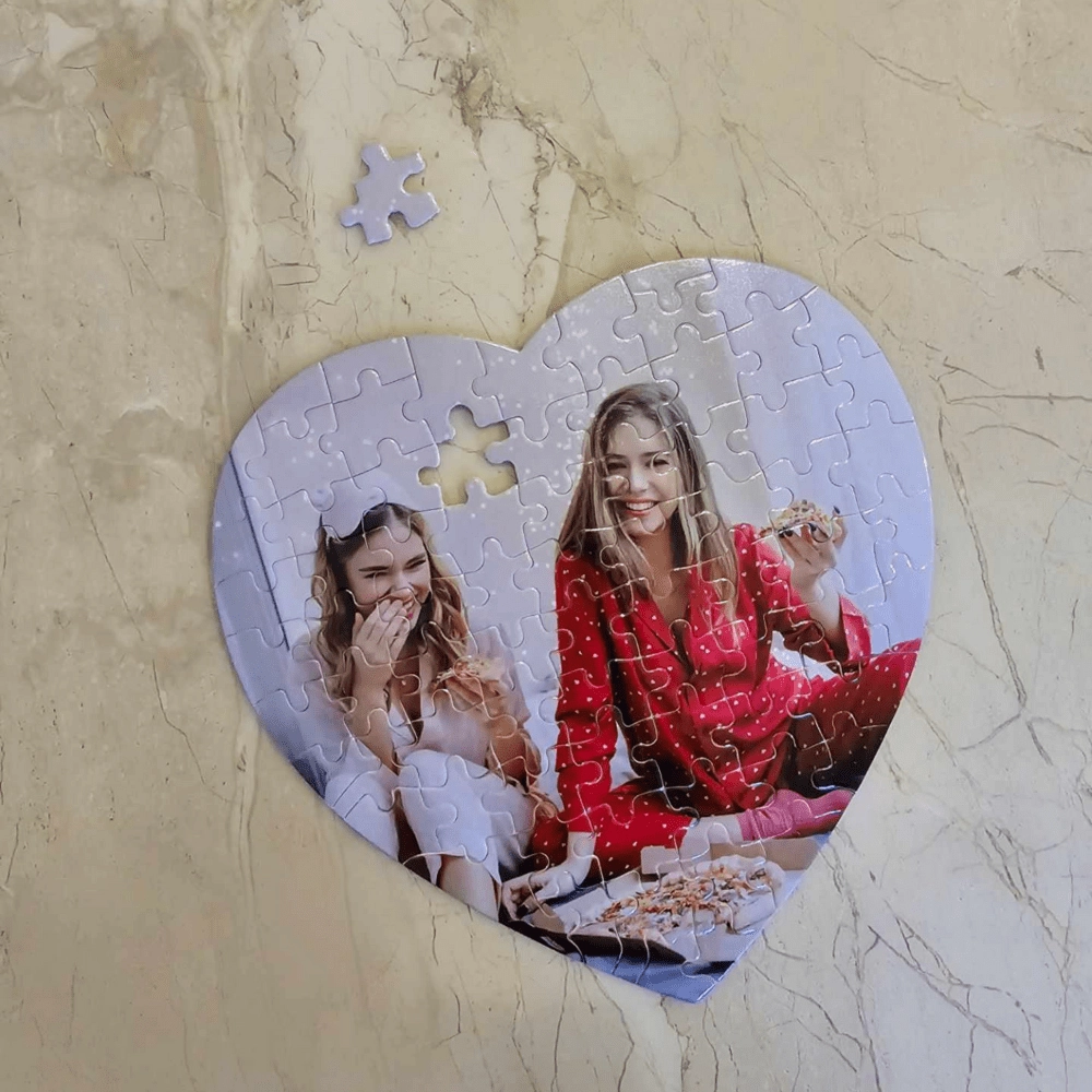 Personalised Heart shaped puzzle
