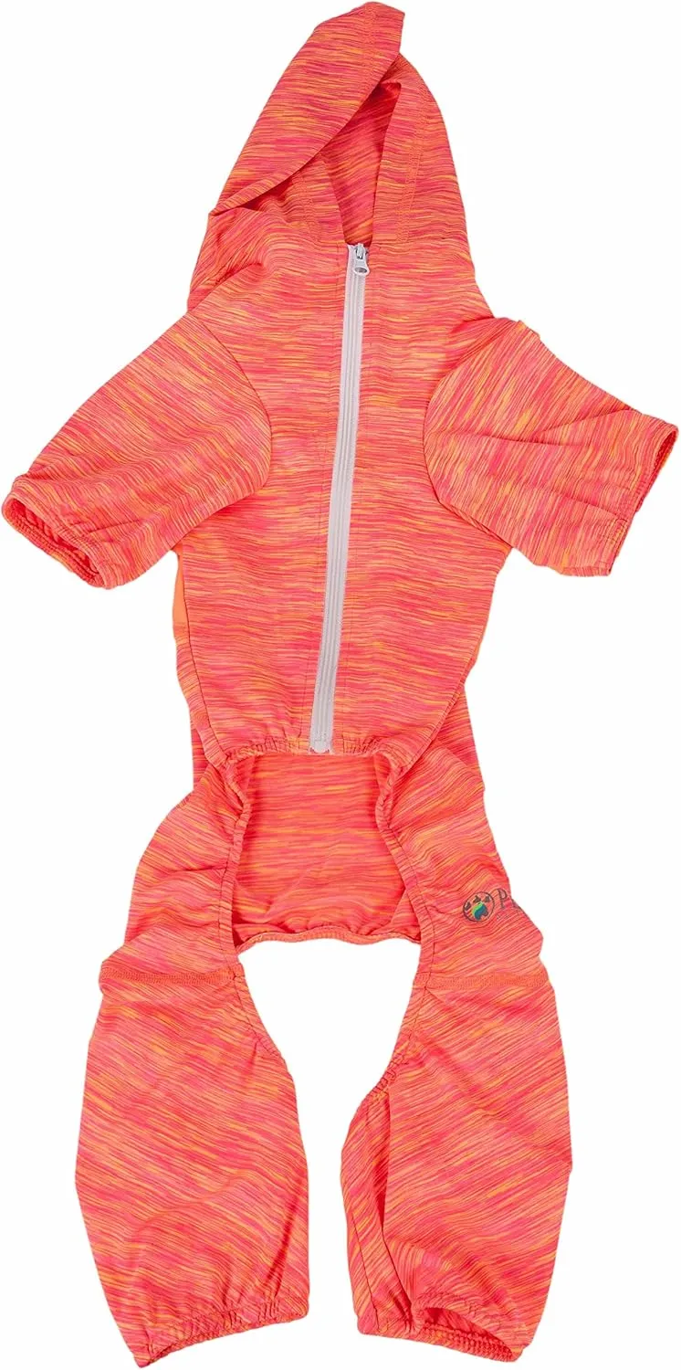 Pet Life ® Active Downward Dog Hoodie and Flexible Full Body Dog T-Shirt - Lightweight Dog Fitness Tracksuit and Yoga Dog Clothes Featuring 4-Way Stretch, Reflective and Quick-Dry Technology