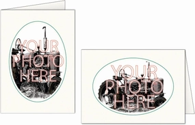 Photographer's Edge, Photo Insert Card (Oval), Bright White w/Single Border, Set of 10 for 4x6 Photo - Amazon Green