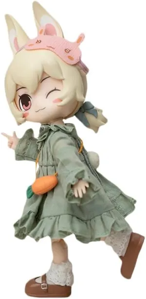 PICCODO Action Doll XIAOYU Cute Rabbit Girl Action Figure Ornaments Gifts