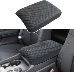 PIMCAR Center Console Cover for 2023 2024 2025 Honda Pilot, 2024 2025 Honda Ridgeline, 2024 2025 2026 Honda Passport Customized Armrest Cover Leather Interior Accessories