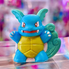 Pokemon: Wartortle Finger Puppet Figure (Bandai, 1996)
