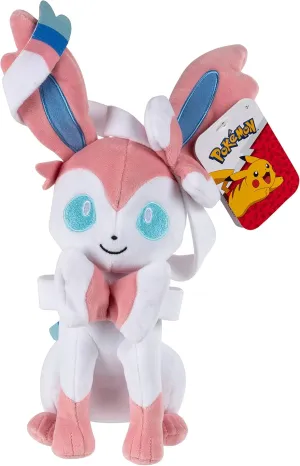 Pokémon 8" Sylveon Plush - Officially Licensed - Eevee Evolution Figure - Authentic Soft Stuffed Animal Toy - Gift for Kids, Boys, Girls - 2 