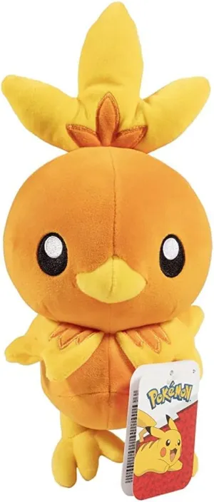 Pokémon 8" Torchic Plush - Officially Licensed - Ruby and Sapphire Starter Figure - Authentic Soft Stuffed Animal Toy - Gift for Kids, Boys, Girls - 2 