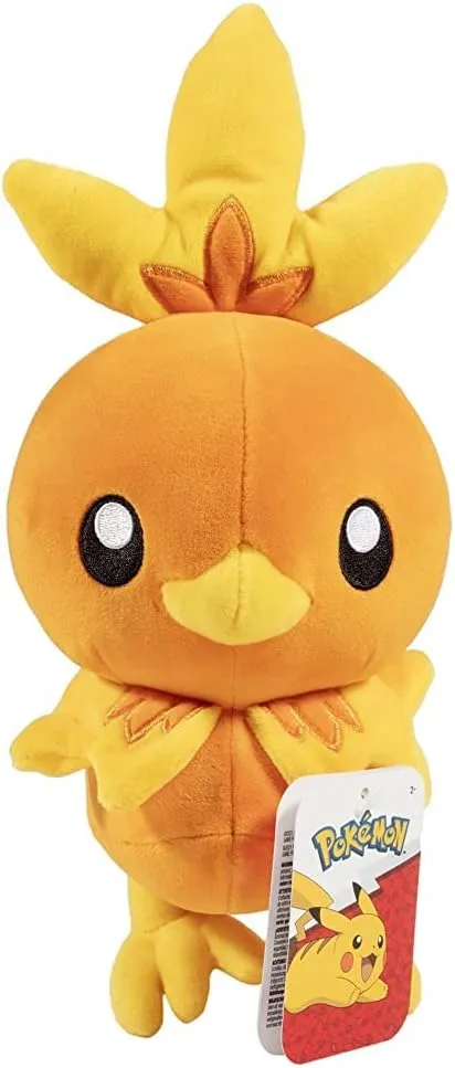 Pokémon 8" Torchic Plush - Officially Licensed - Ruby and Sapphire Starter Figure - Authentic Soft Stuffed Animal Toy - Gift for Kids, Boys, Girls - 2 