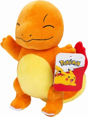 Pokémon 8" Charmander Plush - Officially Licensed Pokemon - Generation 1 Starter - Authentic Stuffed Animal Toy Figure - Easter Basket Stuffer Gift for Kids, Boys, Girls - 2 