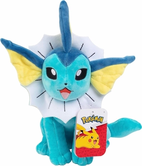 Pokémon Vaporeon 8" Plush - Officially Licensed - Eevee Evolution Figure - Authentic Soft Stuffed Animal Toy - Gift for Kids, Boys, Girls - 2 