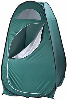 Pop-up Camping Privacy Shelters Wide Quick Set Up Privacy Tent, ToileShower Tent Camping Changing Tent Portable Waterproof Outdoor Dressing Bathroom Toilet Tent Privacy Shelter Tent with Carrying Bag
