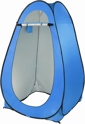 Pop Up Shower Changing Room Privacy Tent, Instant Portable Outdoor Shower Tent, Camp Toilet, Rain Shelter for Camping & Beach Lightweight & Sturdy, Easy Set Up, Foldable,with Carry Bag,Blue