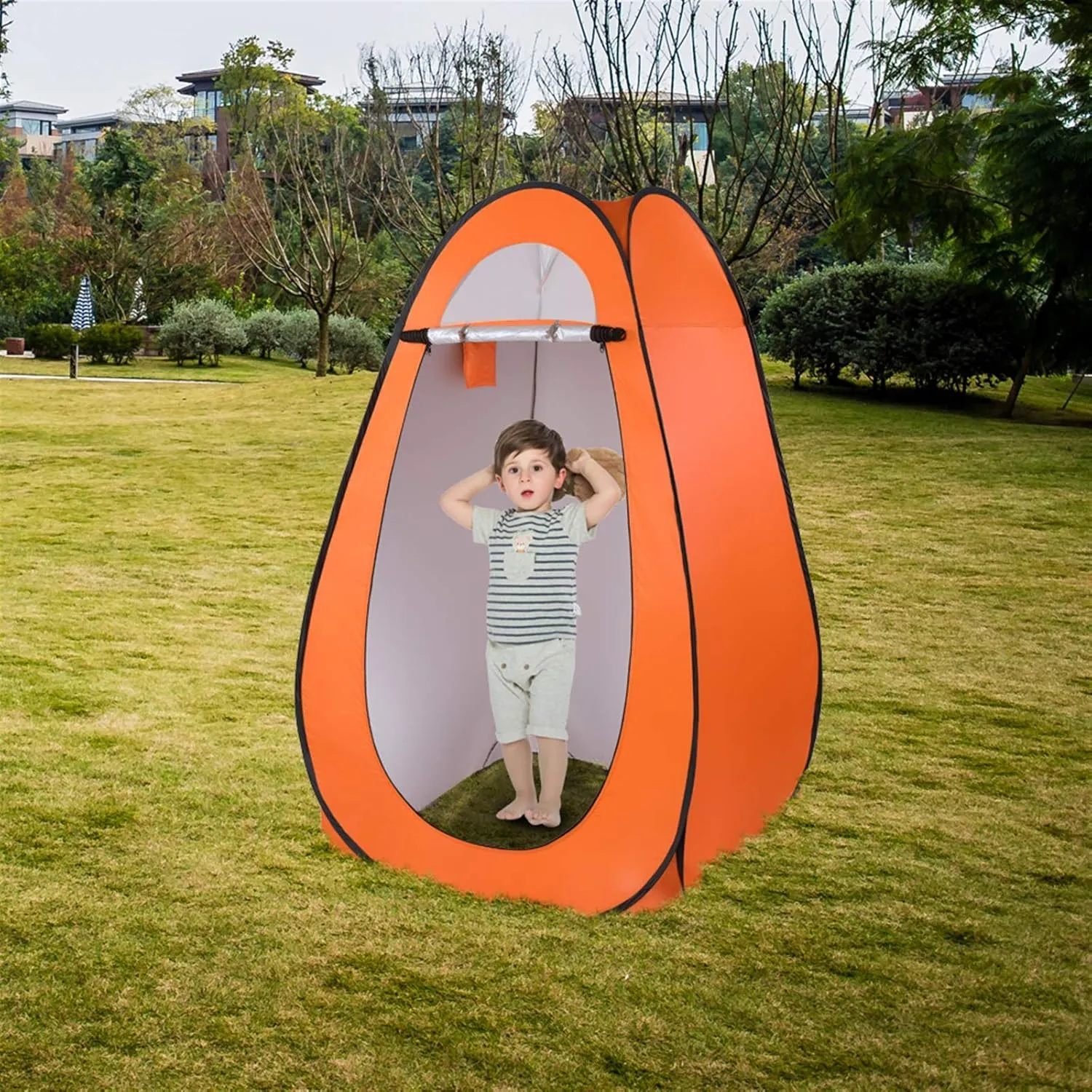 Portable Pop Up Shower Privacy Tent,Lightweight Single Shower Tent,Waterproof Camping Shower Tent,Outdoor Camping Bathroom Toilet Tent,with Carry Bag,for Hiking Picnic
