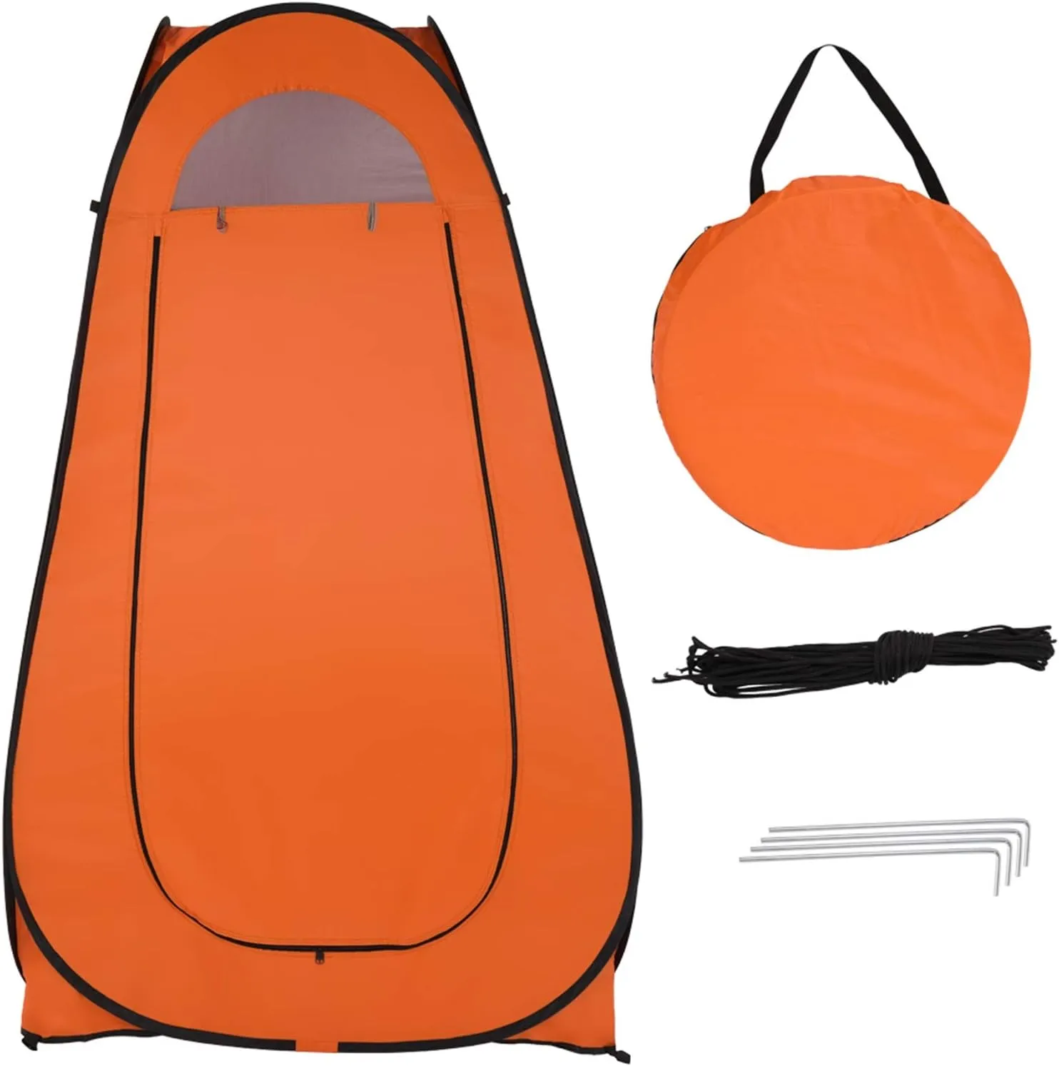 Portable Pop Up Shower Privacy Tent,Lightweight Single Shower Tent,Waterproof Camping Shower Tent,Outdoor Camping Bathroom Toilet Tent,with Carry Bag,for Hiking Picnic
