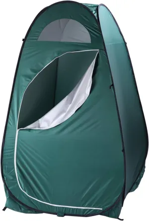 Portable Waterproof Pop up Tent Camping Beach Toilet Shower Changing Room Outdoor Bag (Army Green)