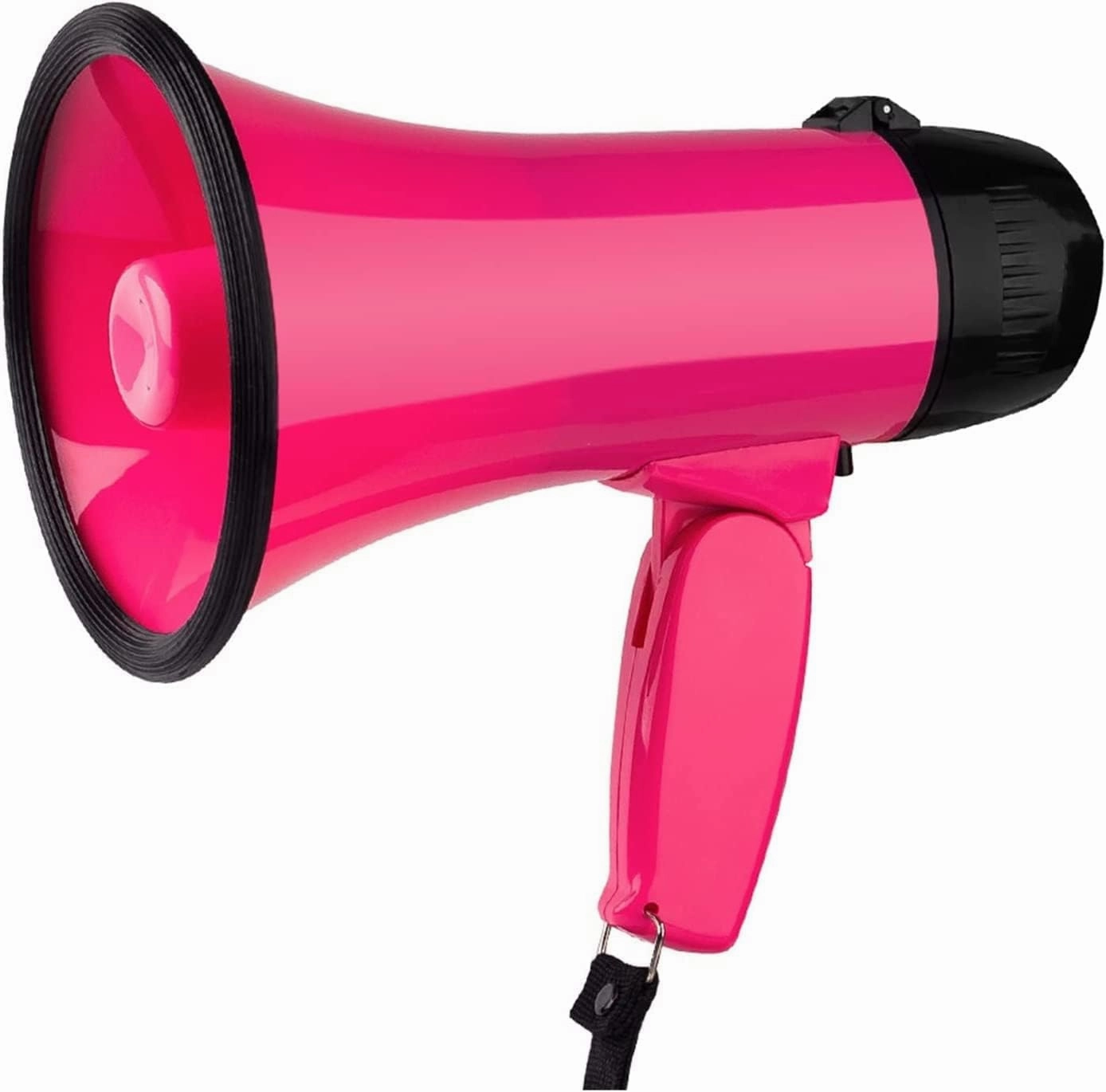 Portable Bullhorn Rugged Megaphones Portable 25 Watt Handheld Voice Amplifier with Siren Handheld Megaphone for Outdoors Bullhorn Speaker Lightweight