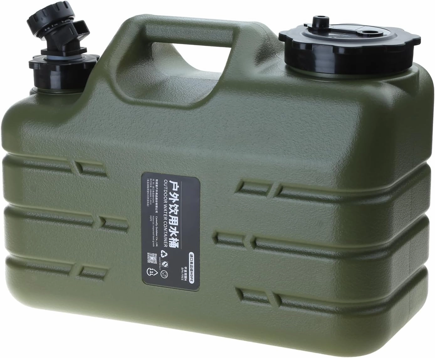 Portable Water Container with Food Safe Water Storage Cube Camping Water Storage Safety