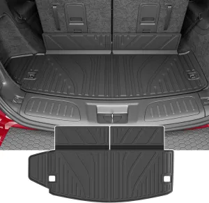 powoq Trunk Mat Compatible with 2016-2025 Dodge Durango 6&7 Seats TPE Trunk Liner Cargo Liner Replacement for 2016-2025 Dodge Durango Accessories (Trunk Mat 6&7 Seats)