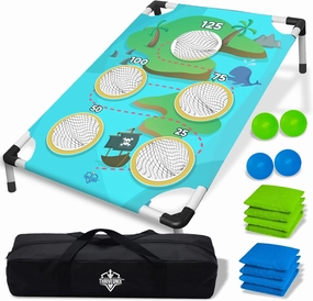 Professional Cornhole Boards Set – Tournament-Grade Outdoor Lawn Game with 8 All-Weather Bean Bags – Corn Hole Set for Kids & Adults, Tailgates & Competitions