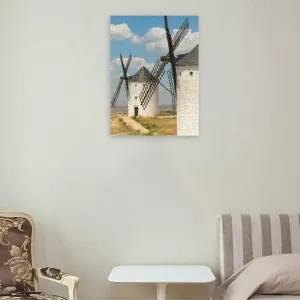 Puzzles for Adults 1000 Pieces Jigsaw Puzzles with Letters on Back Old Windmills The Mountains Europe Difficult Hard Cool Puzzle 1000 Piece Puzzle Clearance
