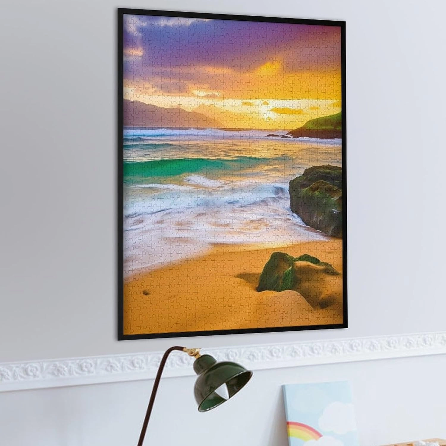 Puzzles for Adults 1000 Pieces - Beautiful Sunset on The Beach Beach Landscapes Best Challenging Puzzles for Cognitive Workout - Safe Eco-Friendly - Most Popular Leisure Activities
