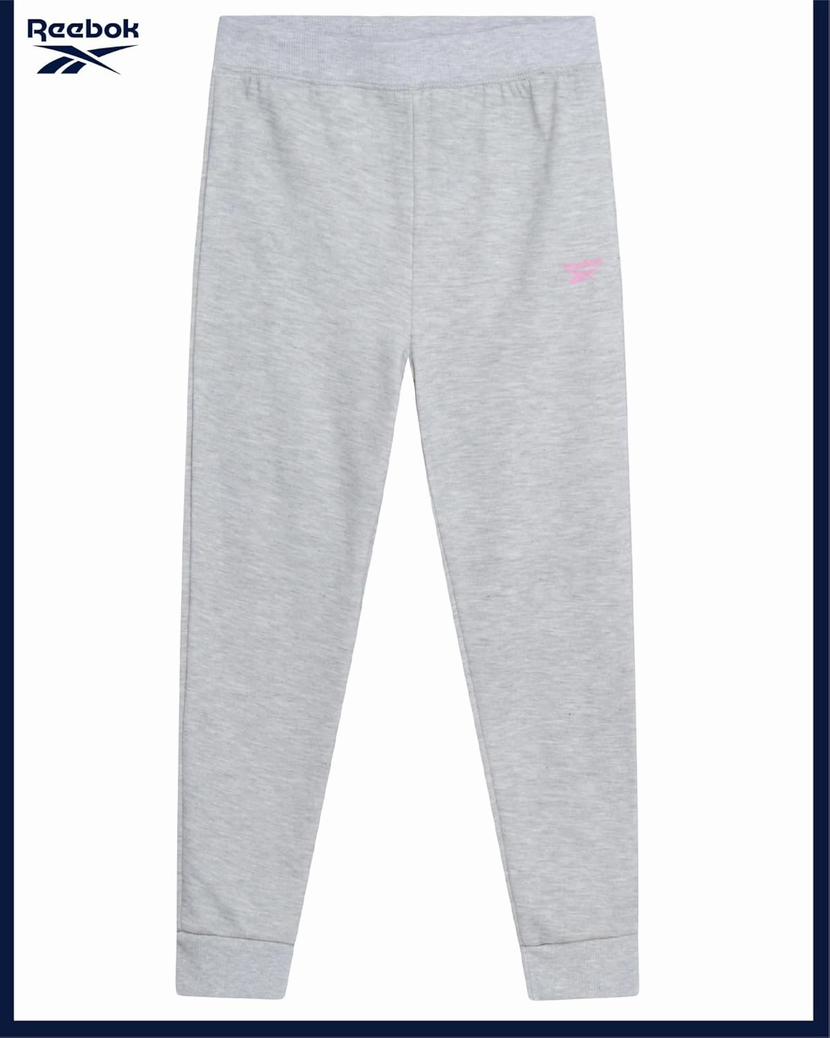 Reebok Girls' Jogger Set - 2 Piece Hoodie Sweatshirt and Sweatpants Sweatsuit (Size: 4-12)