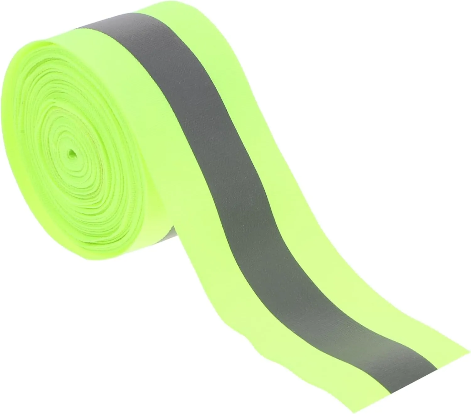 Reflective Safety Webbing Sew Fluorescent Warning Tape for High Visibility Clothing Vests Backpacks More for Nighttime Use Low Light Conditions