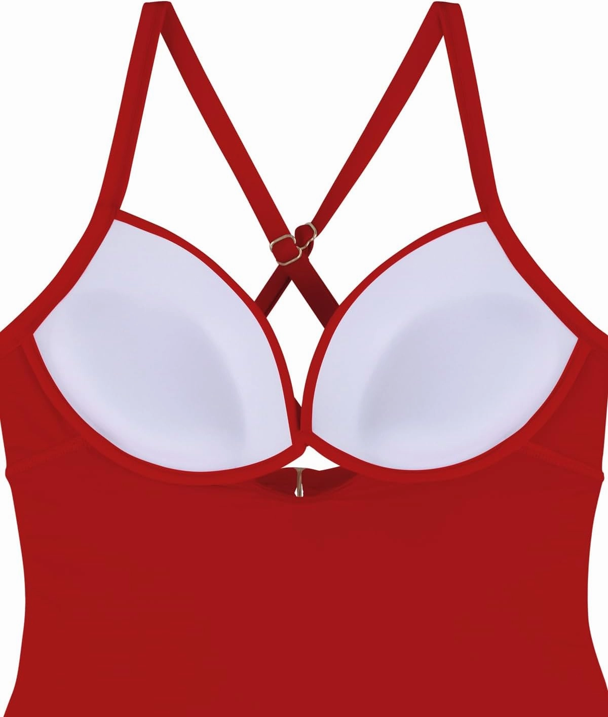 RELLECIGA Women’s Push Up One Piece Swimsuit Twist Front Cutout Adjustable Straps Swimwear
