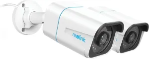 REOLINK 4K/8MP Security Bullet PoE IP Camera,Surveillance Outdoor Indoor,Human/Vehicle/Pet Detection,100ft IR Night Vision,Work with Smart Home,Up to 256GB microSD Card,RLC-810A(Pack of 2)
