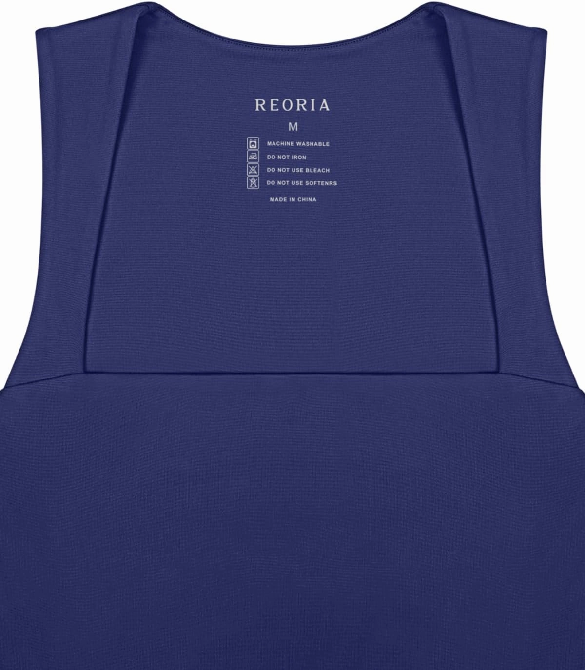 REORIA Butsmooth® Women's Square Neck Going Out Crop Tops Double Lined Cute Basic Tank Tops 2025 Clothes