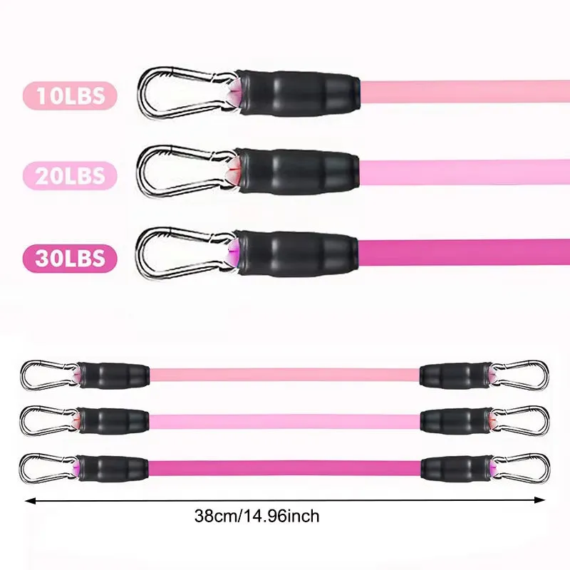 Resistance Band Set Workout Exercise Equipments Ankle Straps Fitness Yoga Elastic Fitness Bands for Home Gym Man and Woman Sport
