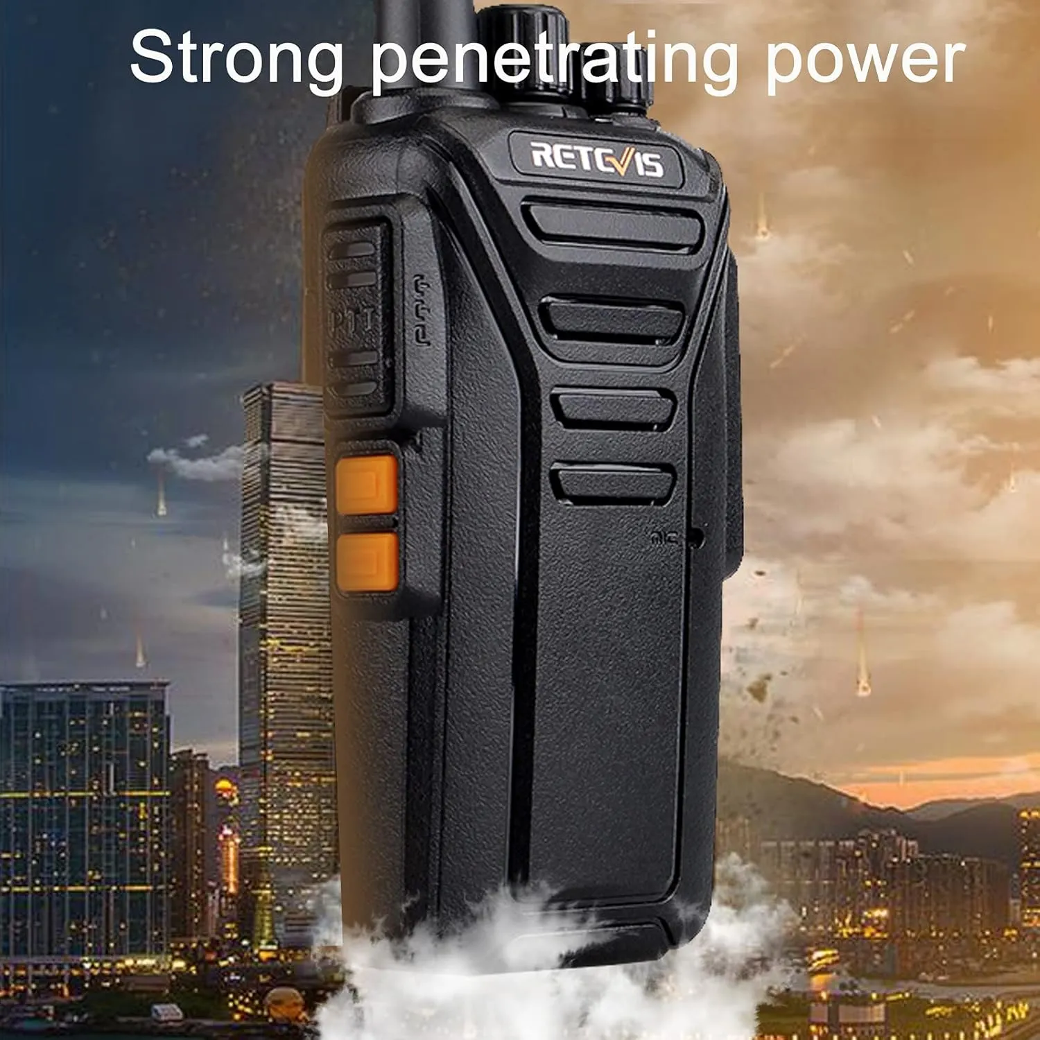 Retevis RT27 Walkie Talkies for Adults Long Range,2 Way Radio Rechargeable,VOX HandsFree,Heavy Duty,Portable FRS Two-way Radios for Commercial Retail Restaurant School(5 Pack)